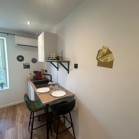Le Studio Cinema Avec Clim Et Parking Gratuit Apartment *